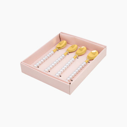 Pearl spoons set of four
