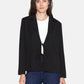 Zwarte blazer met strikjes