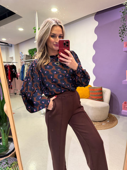 Kalista top rum raisan/midnight blue