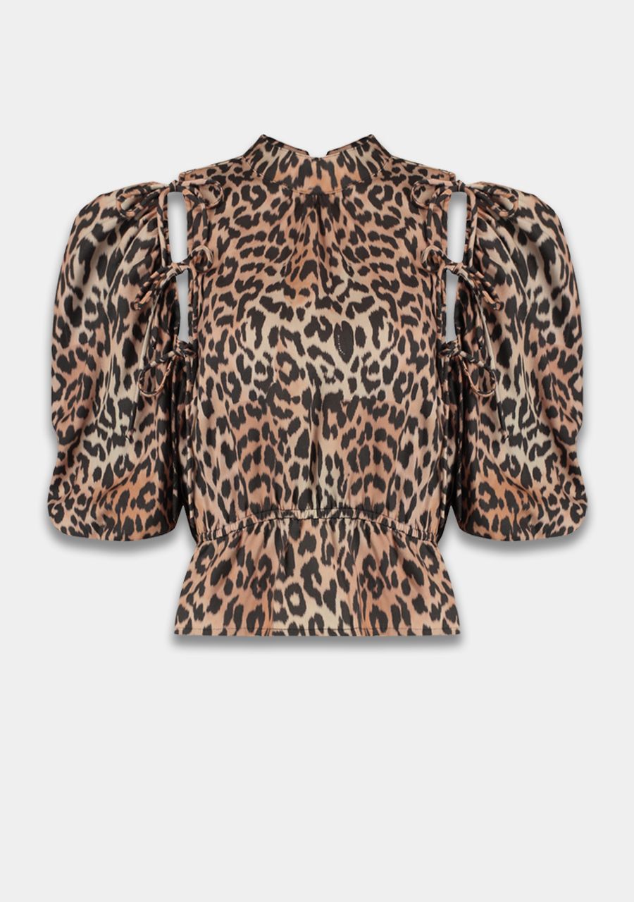 Jacey short sleeve top lexie leopard