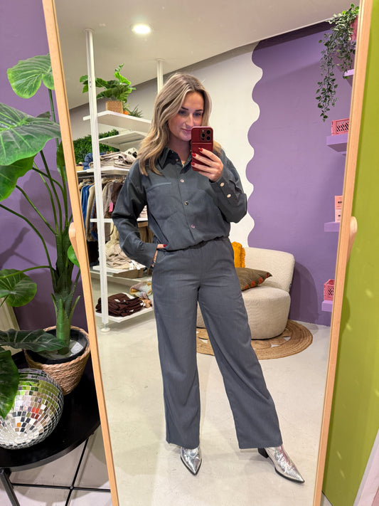 Blouse kess Denim blue