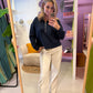 Trui met rits milano navy