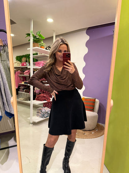 Zwarte rok uitlopend