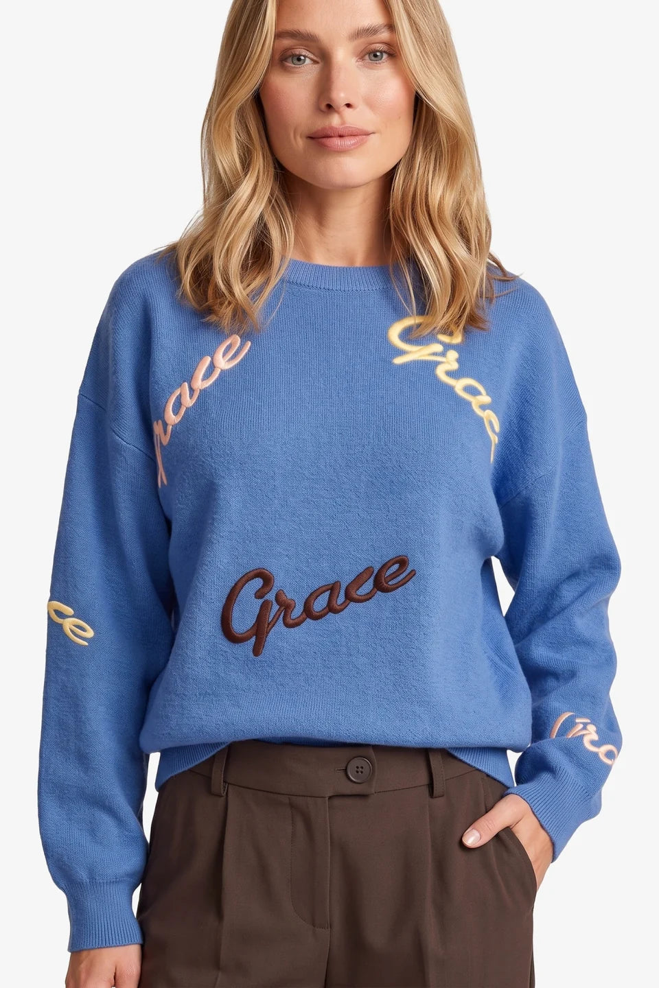 Lexa trui blue