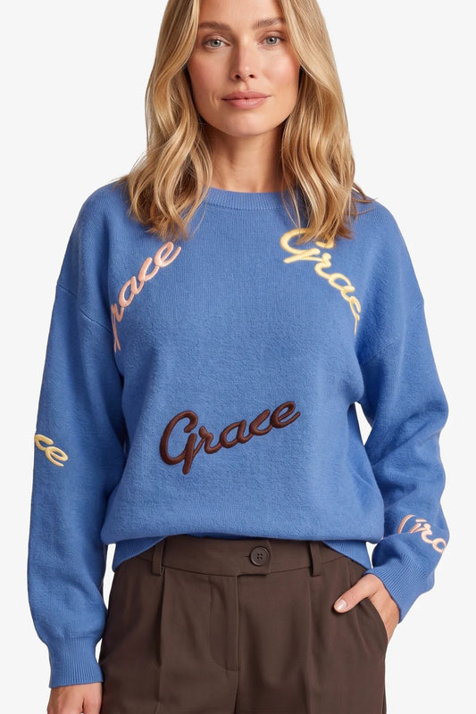 Lexa trui blue