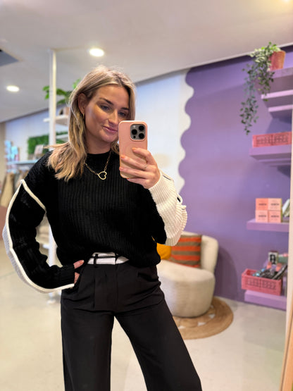 Zalika knit sweater black
