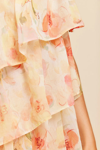 Feestelijke jurk met ruffles