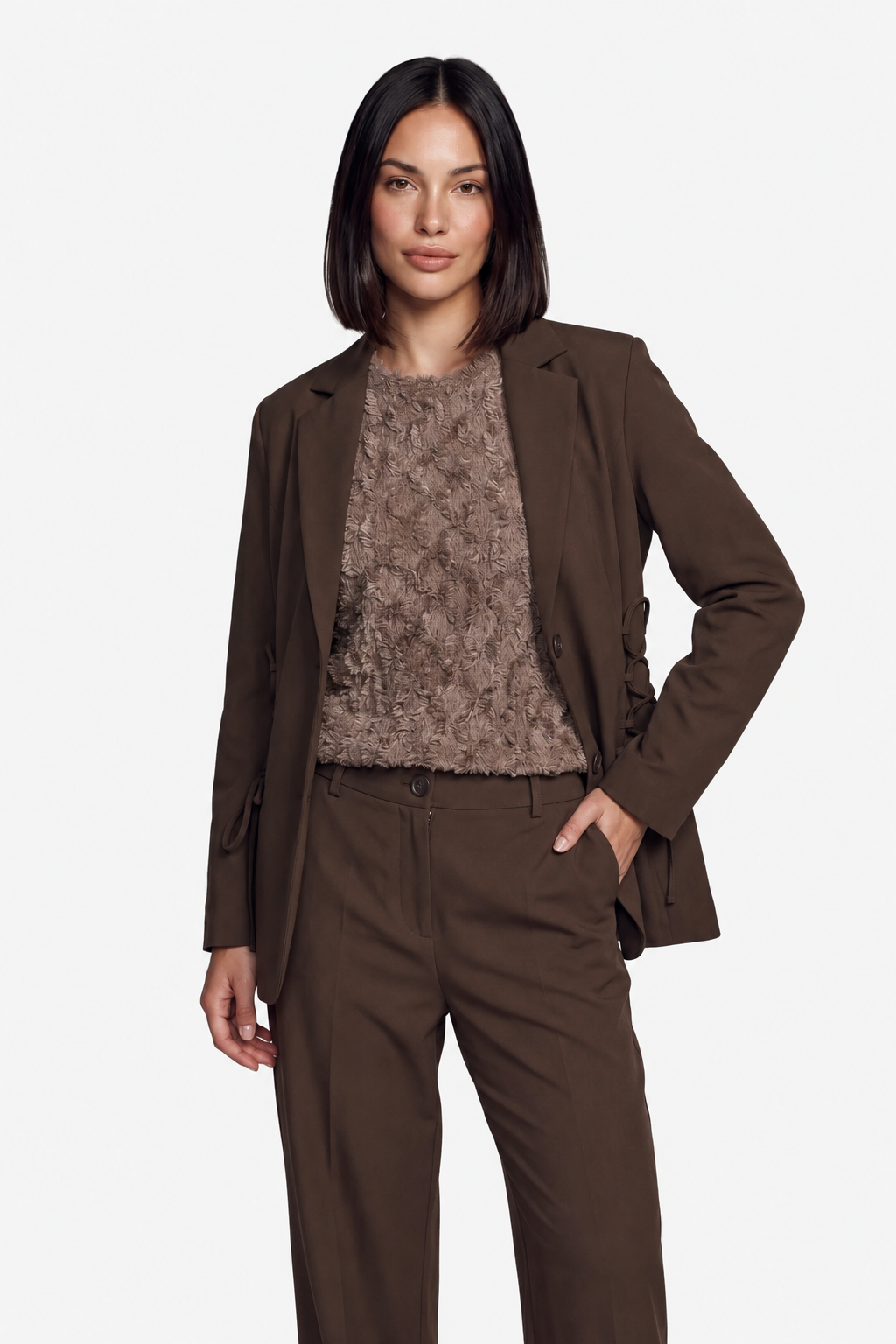 Feline blazer  bruin