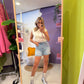 Short denim