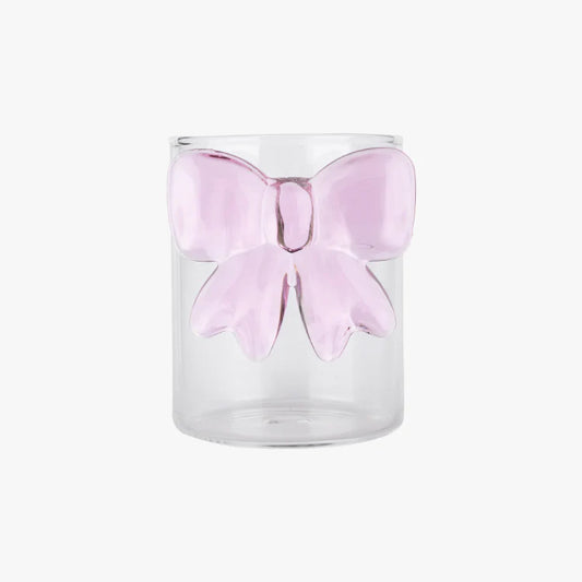 Bow glass pink