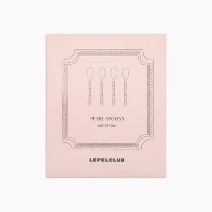 Pearl spoons set of four