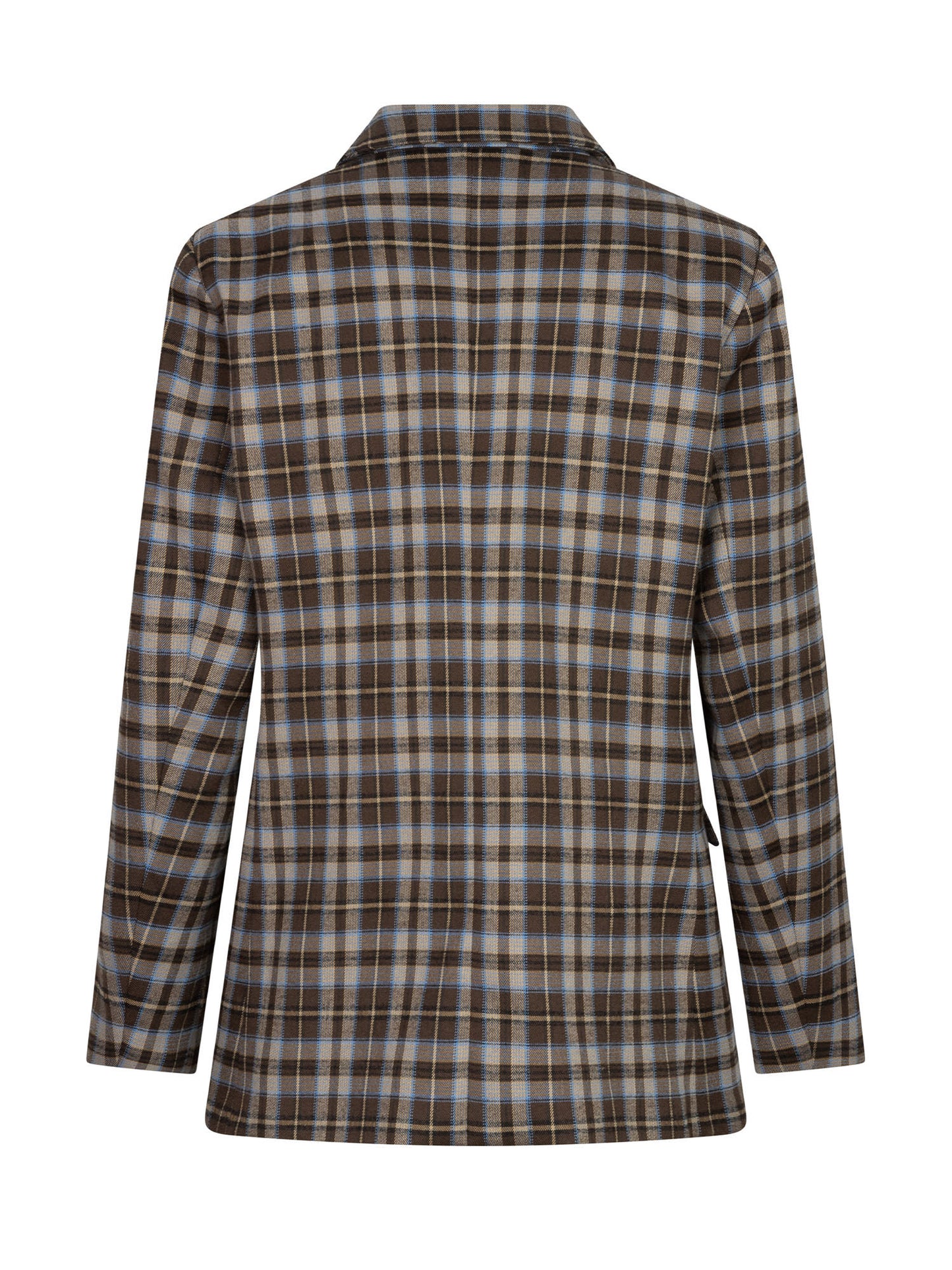 Blazer Novalee Brown/blue check