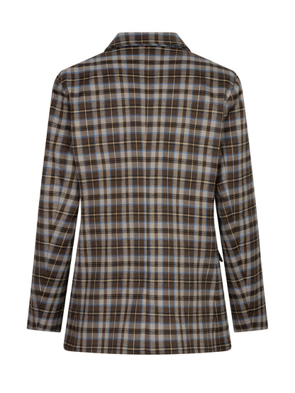 Blazer Novalee Brown/blue check