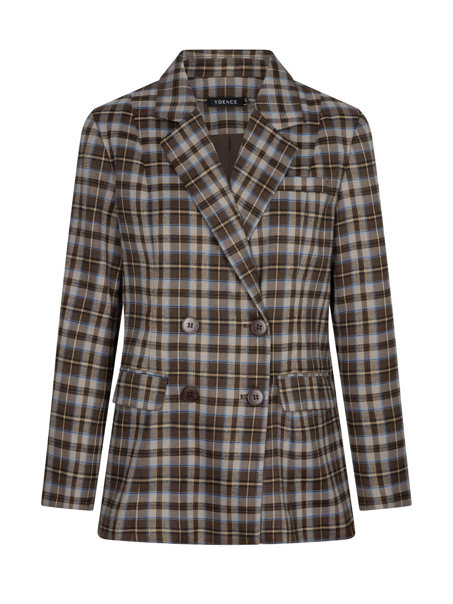 Blazer Novalee Brown/blue check