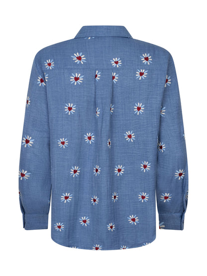 Blouse Gabia denim blue