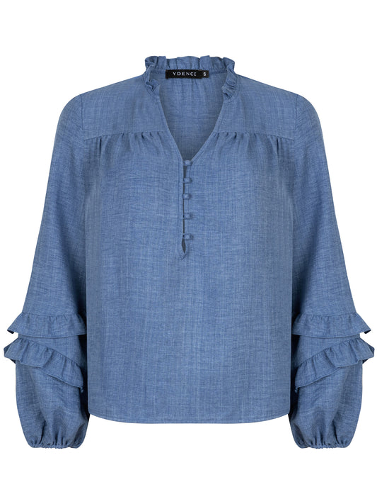 Blouse Jacky denim blue