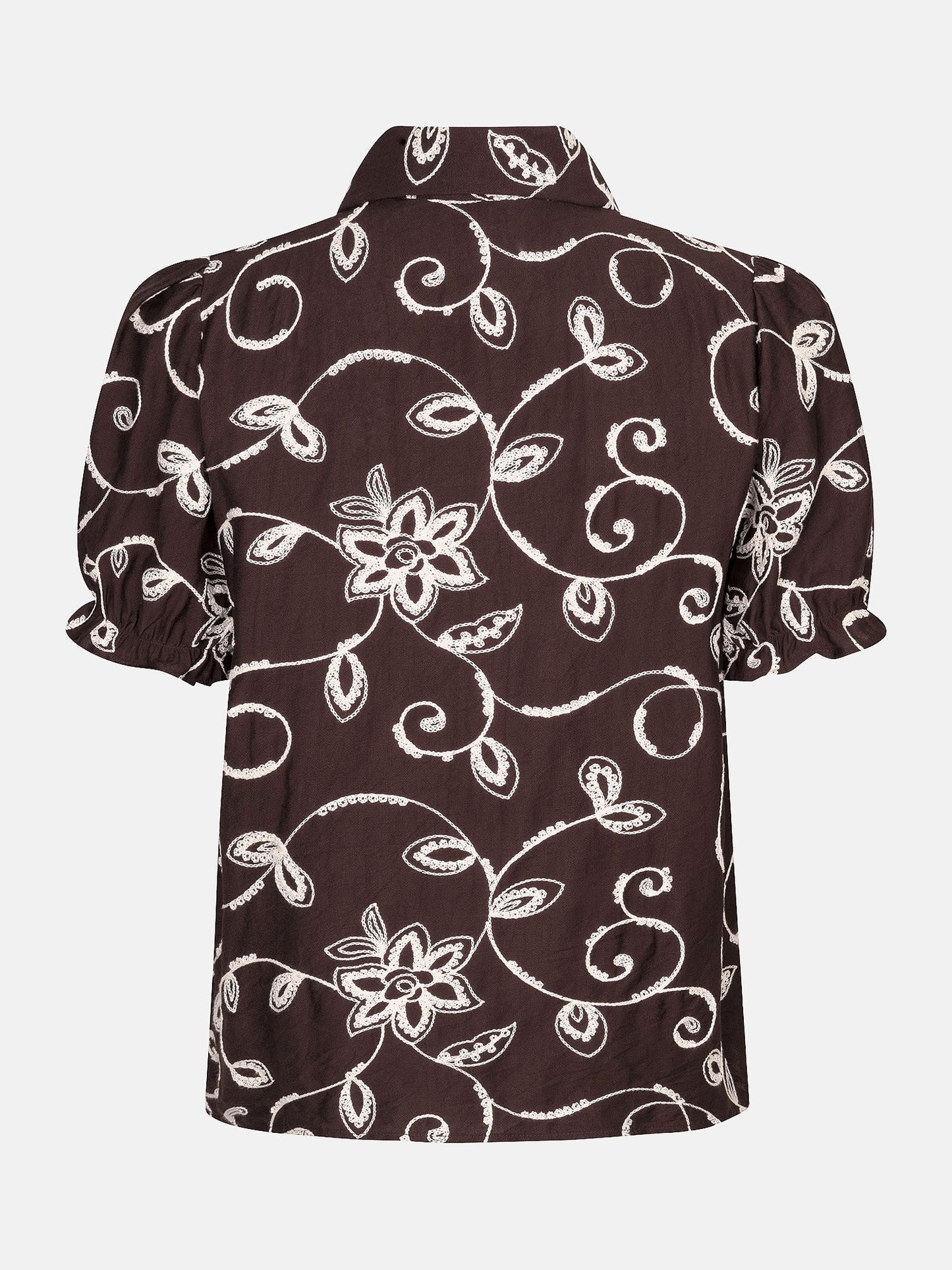 Blouse Leila dark brown
