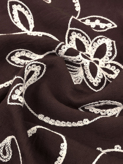 Blouse Leila dark brown
