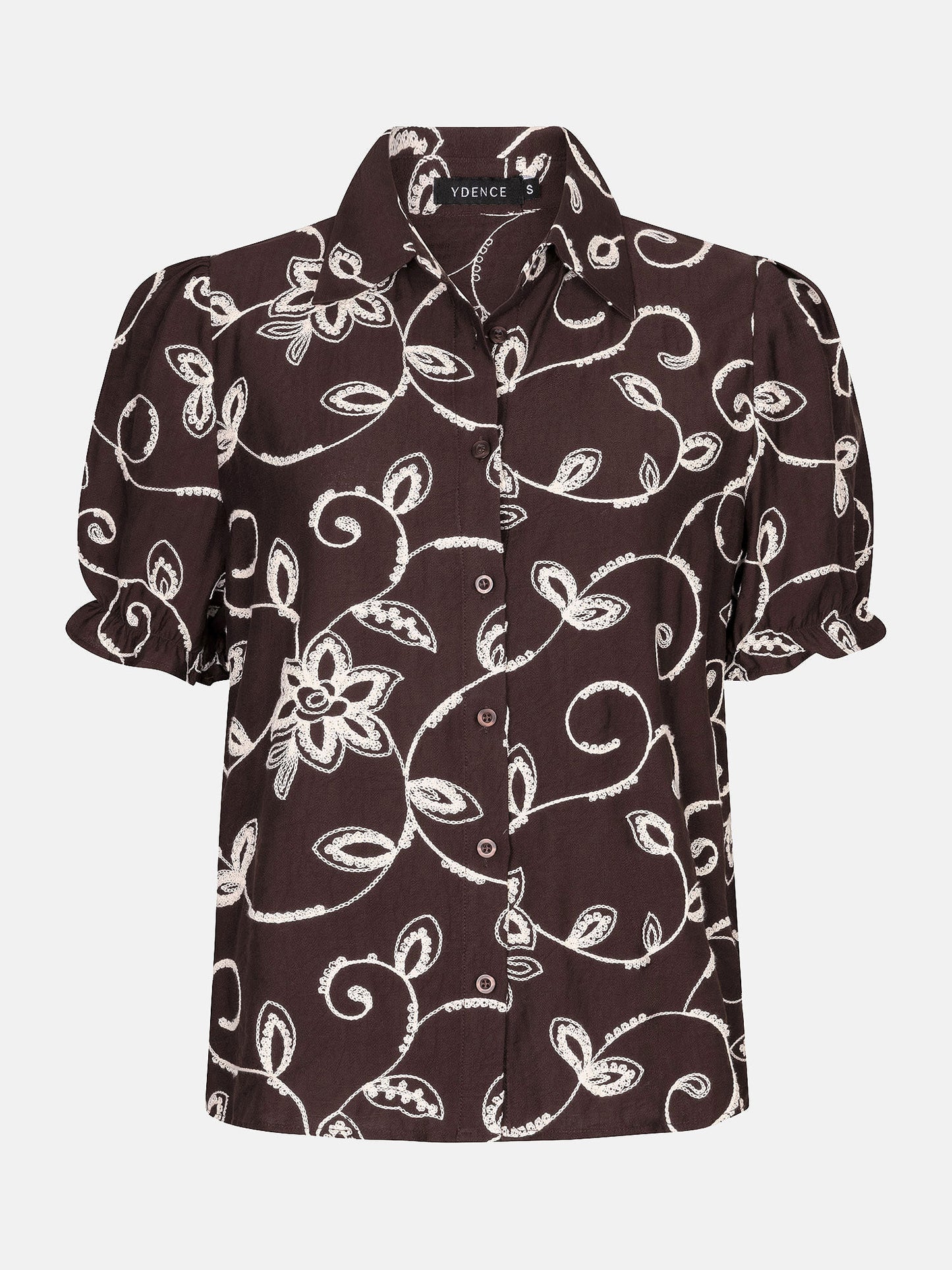 Blouse Leila dark brown