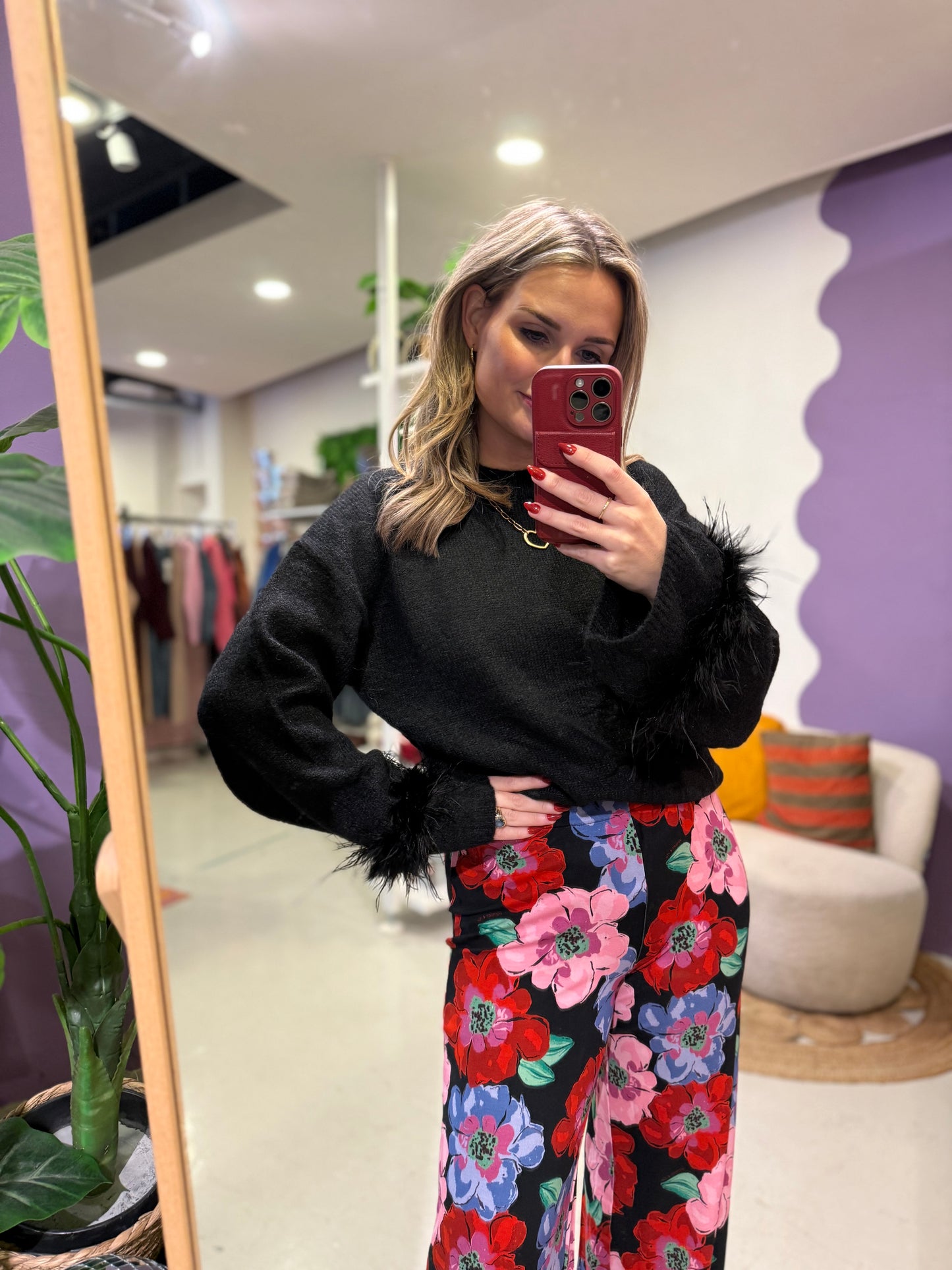 Rielle knit sweater black