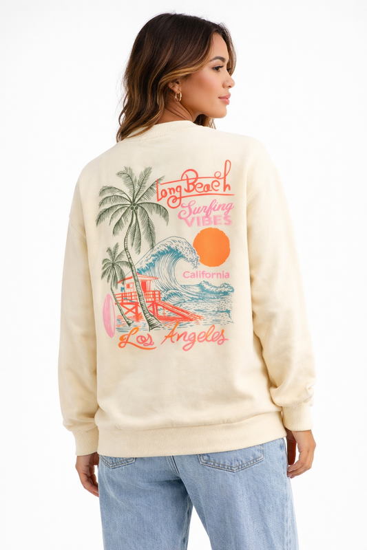 Sweater long beach vibes