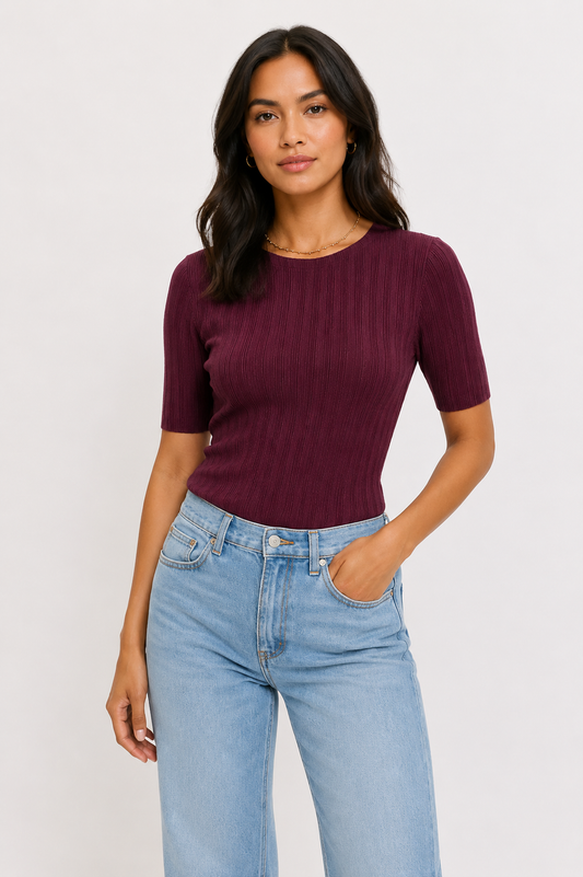 Top Bordeaux/paars