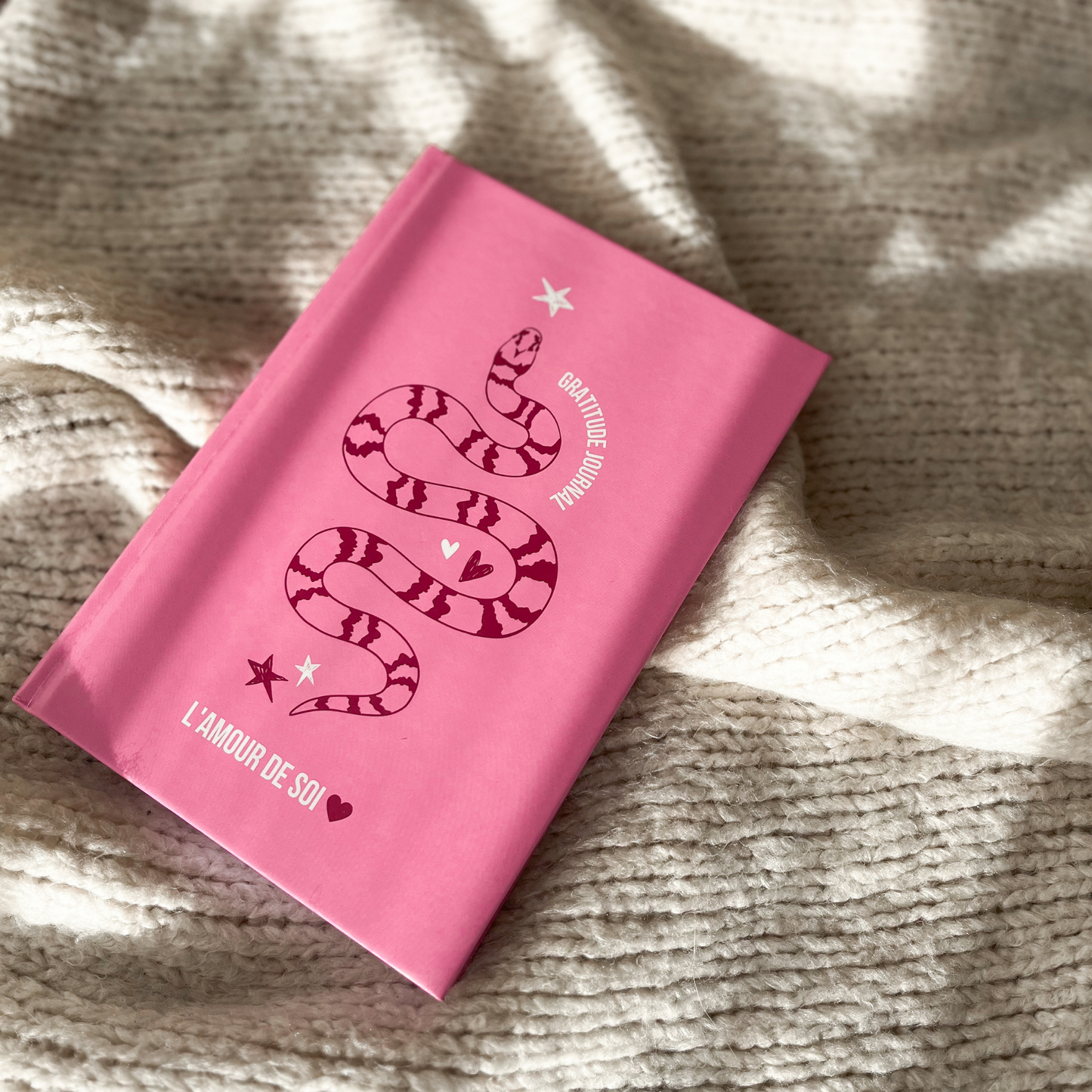 Gratitude journal pink