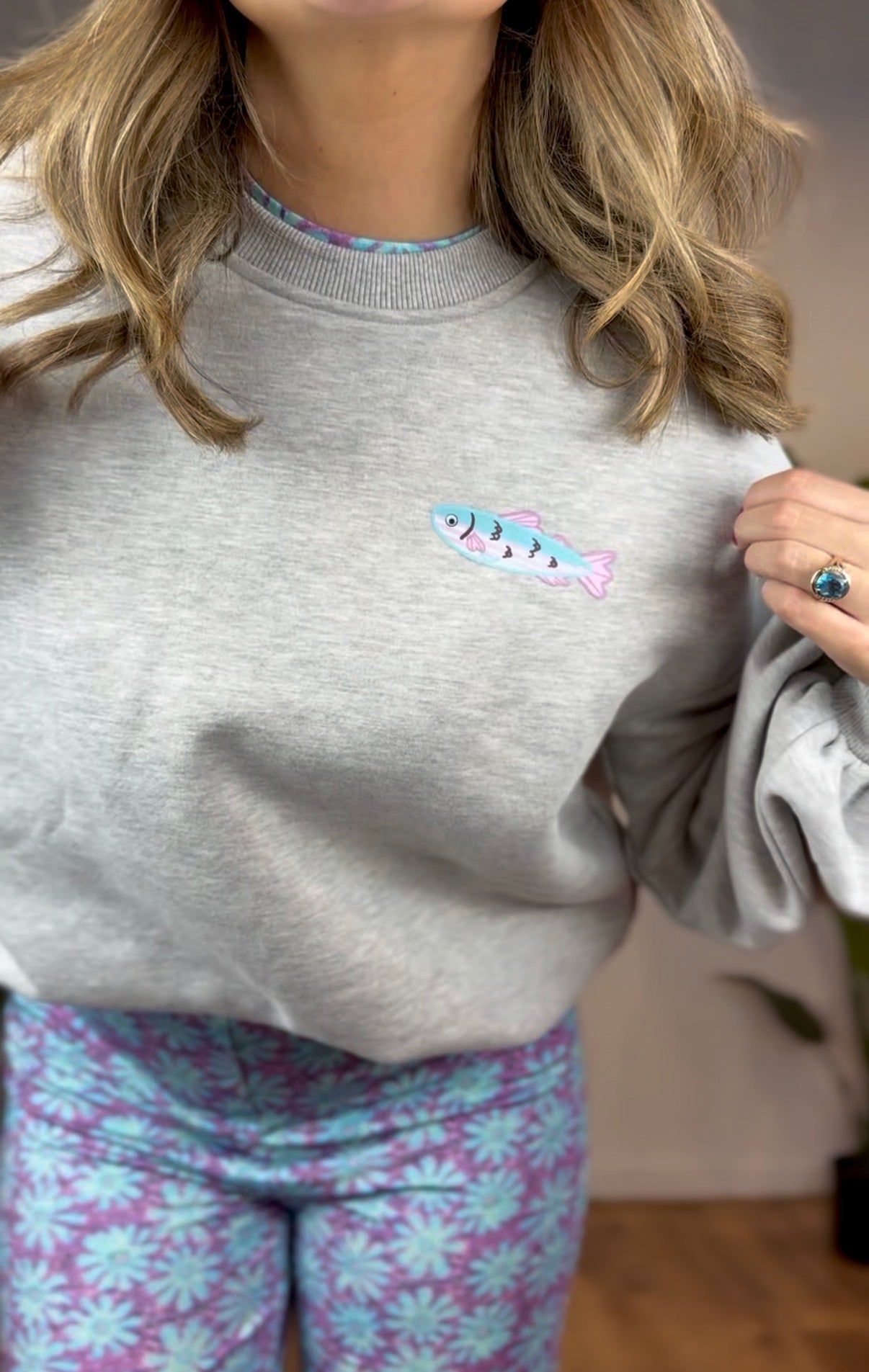 Sweater catch me grey