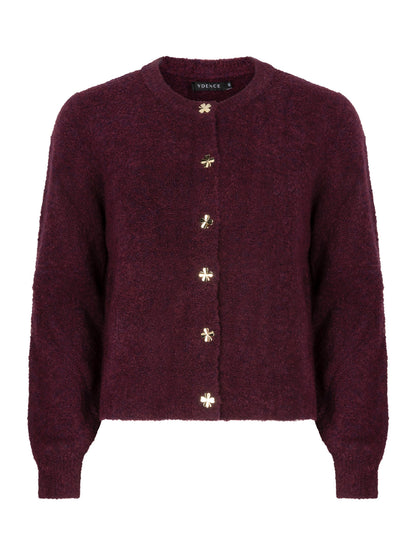 Cardigan eden aubergine