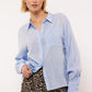 Peony blouse - Ice blue