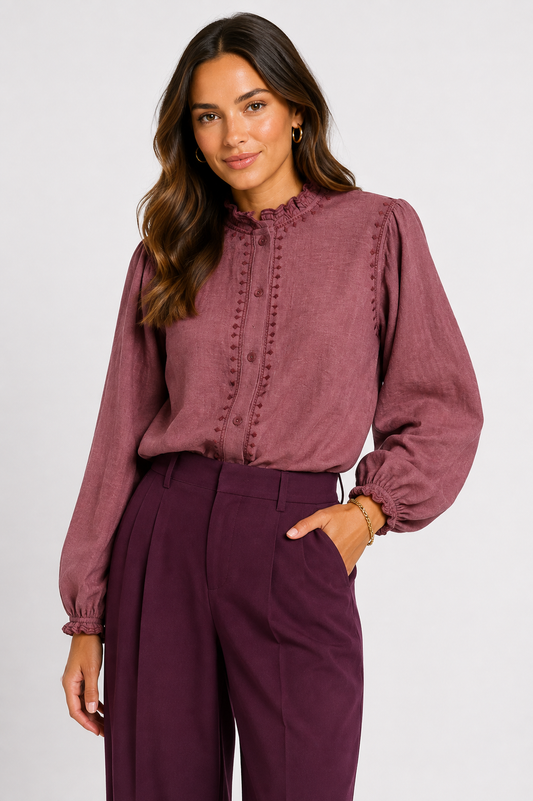 Blouse Hannah mauve