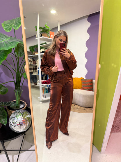 Fiora pants rum raisan