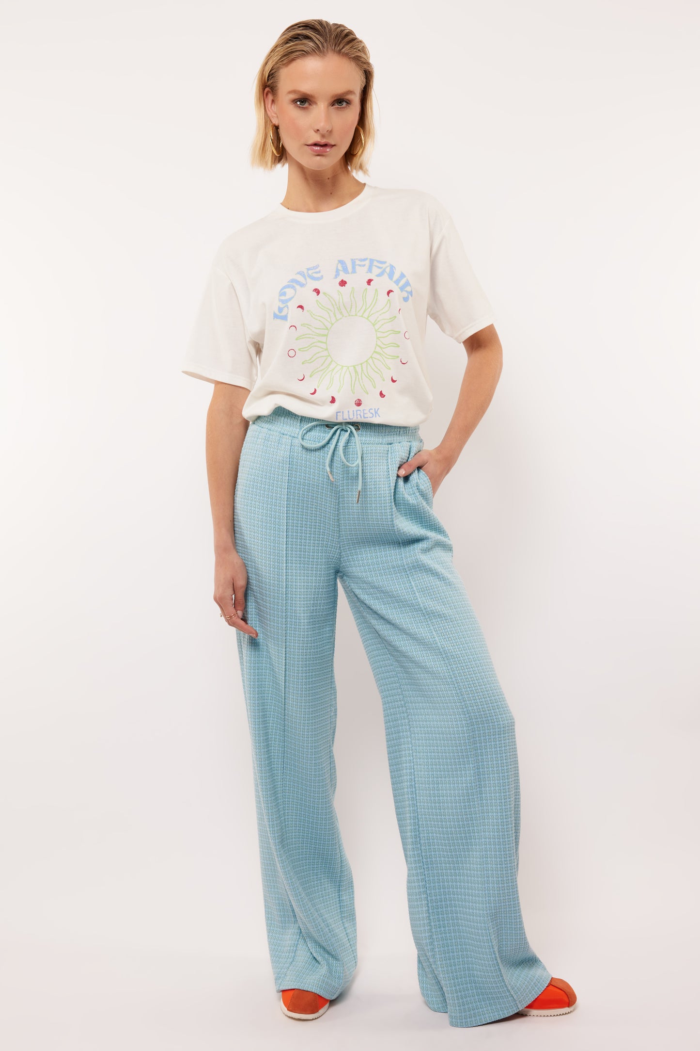 Briony pants - Ice blue