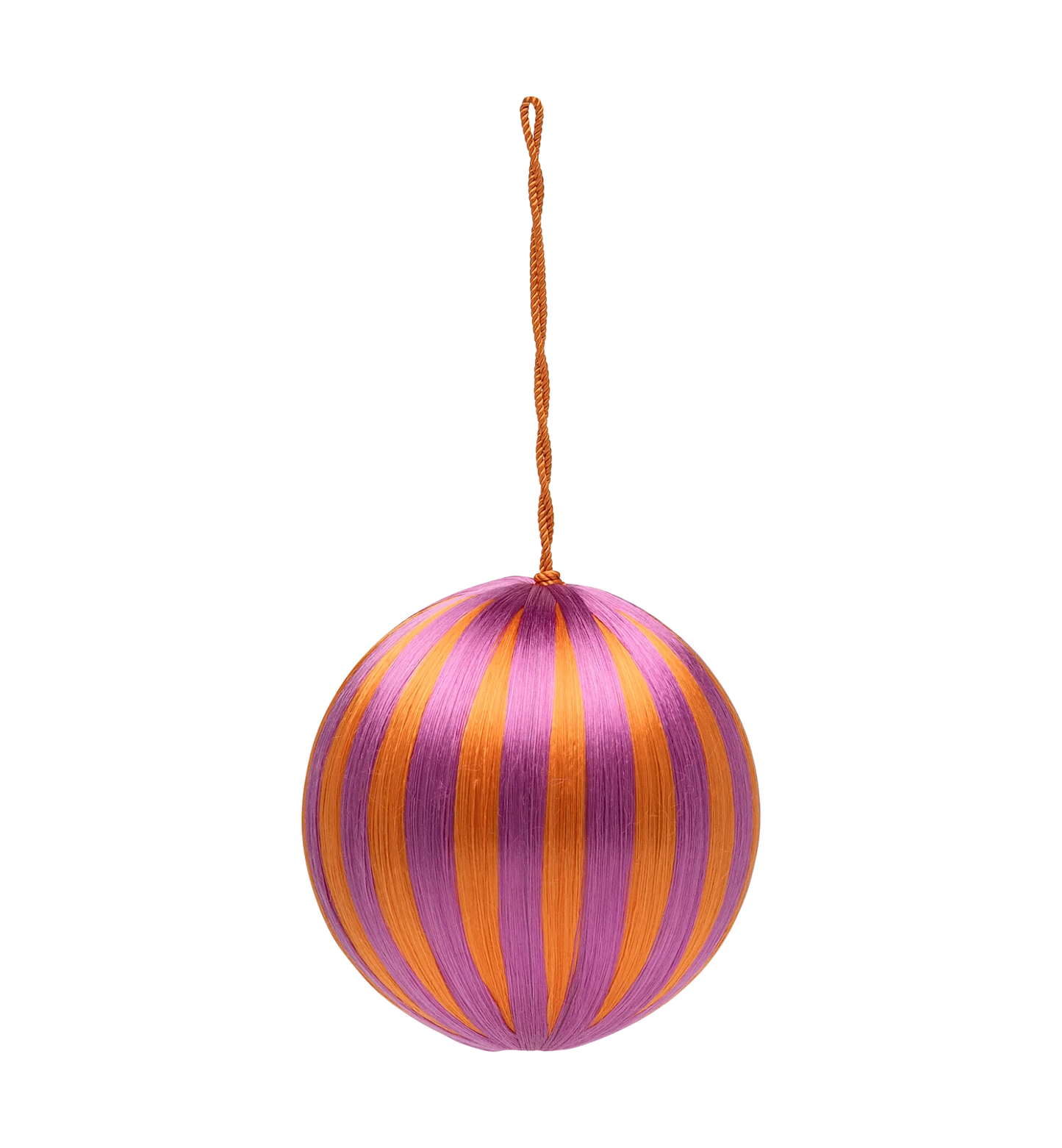 Big Corded Orchid and Orange Stripe Ornament PER STUK