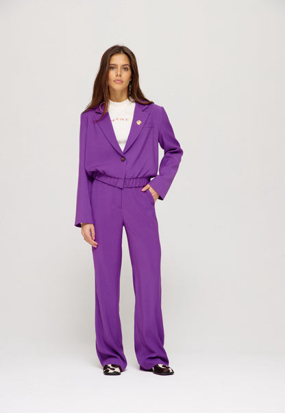 Frederique pants - deep violet