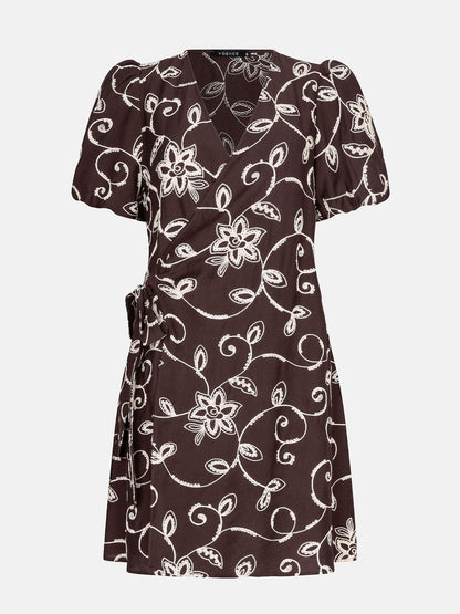 Dress Saphira brown