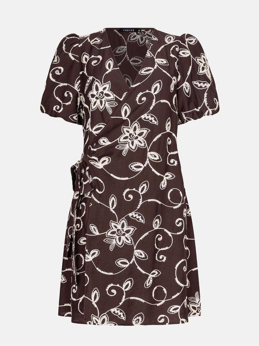 Dress Saphira brown