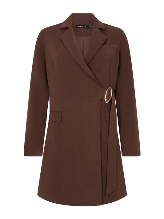 Blazer dress Carmel dark brown