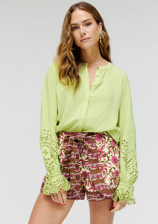 Haily blouse matcha