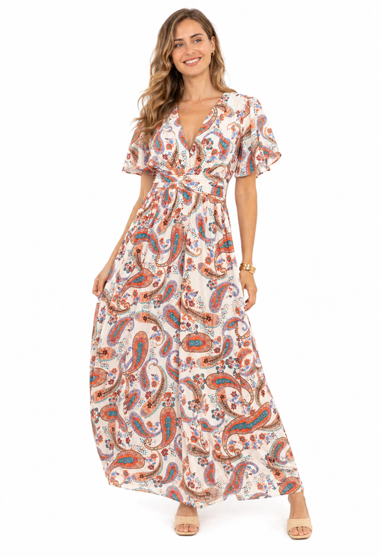 Maxi dress paisley