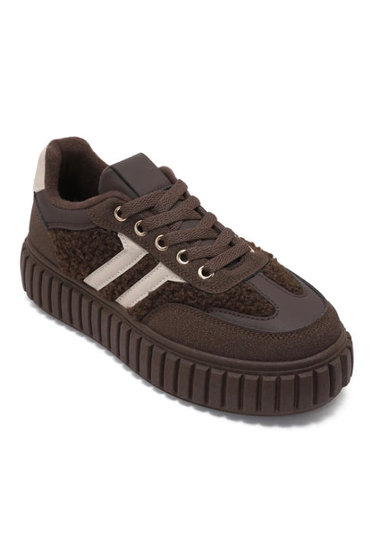 Teddy sneakers plateau zool bruin