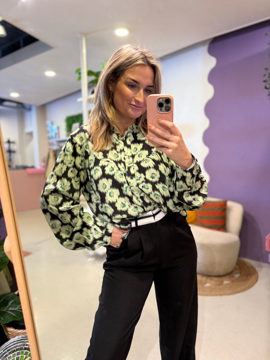 Lioraina blouse matcha green