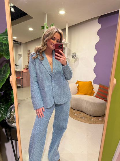 Vixen blazer light blue