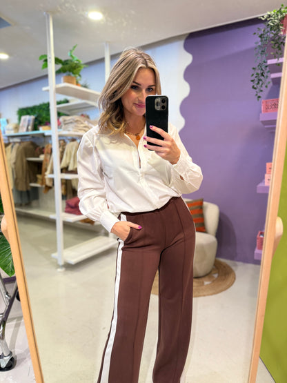 Marien pants mocha brown