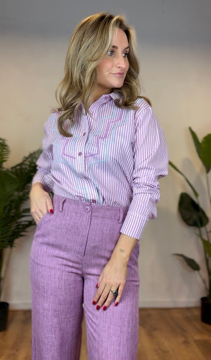 Blouse Gaby violet