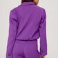 Frederique blazer - deep violet