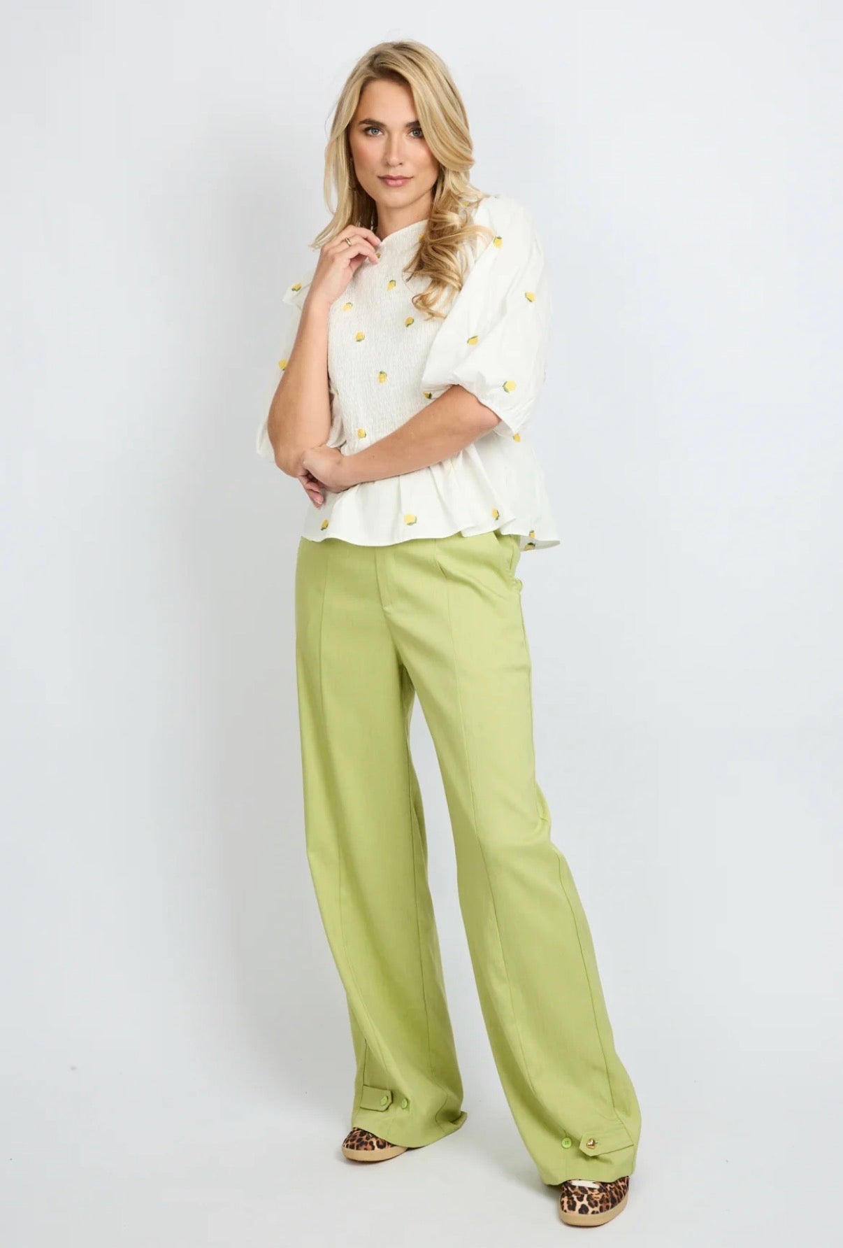 Sonrisa broek pistache