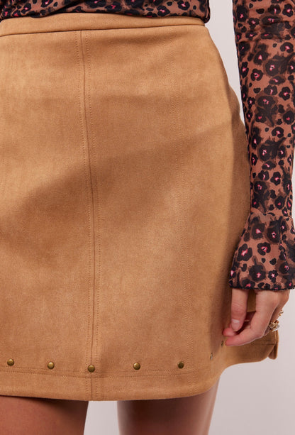 Zorak skirt suedine look