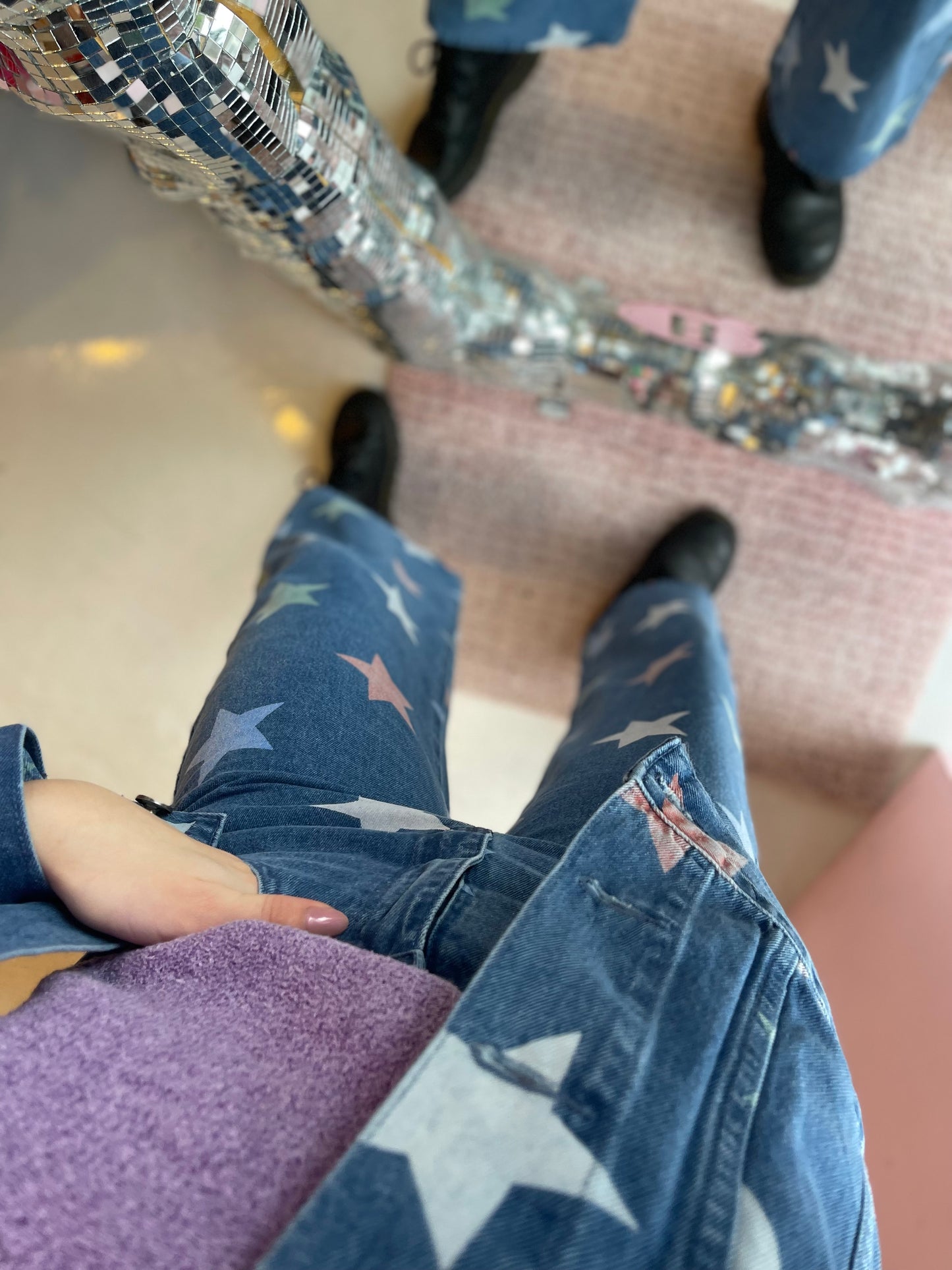 Jeans met sterren print