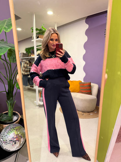 Ewan pants midnight blue